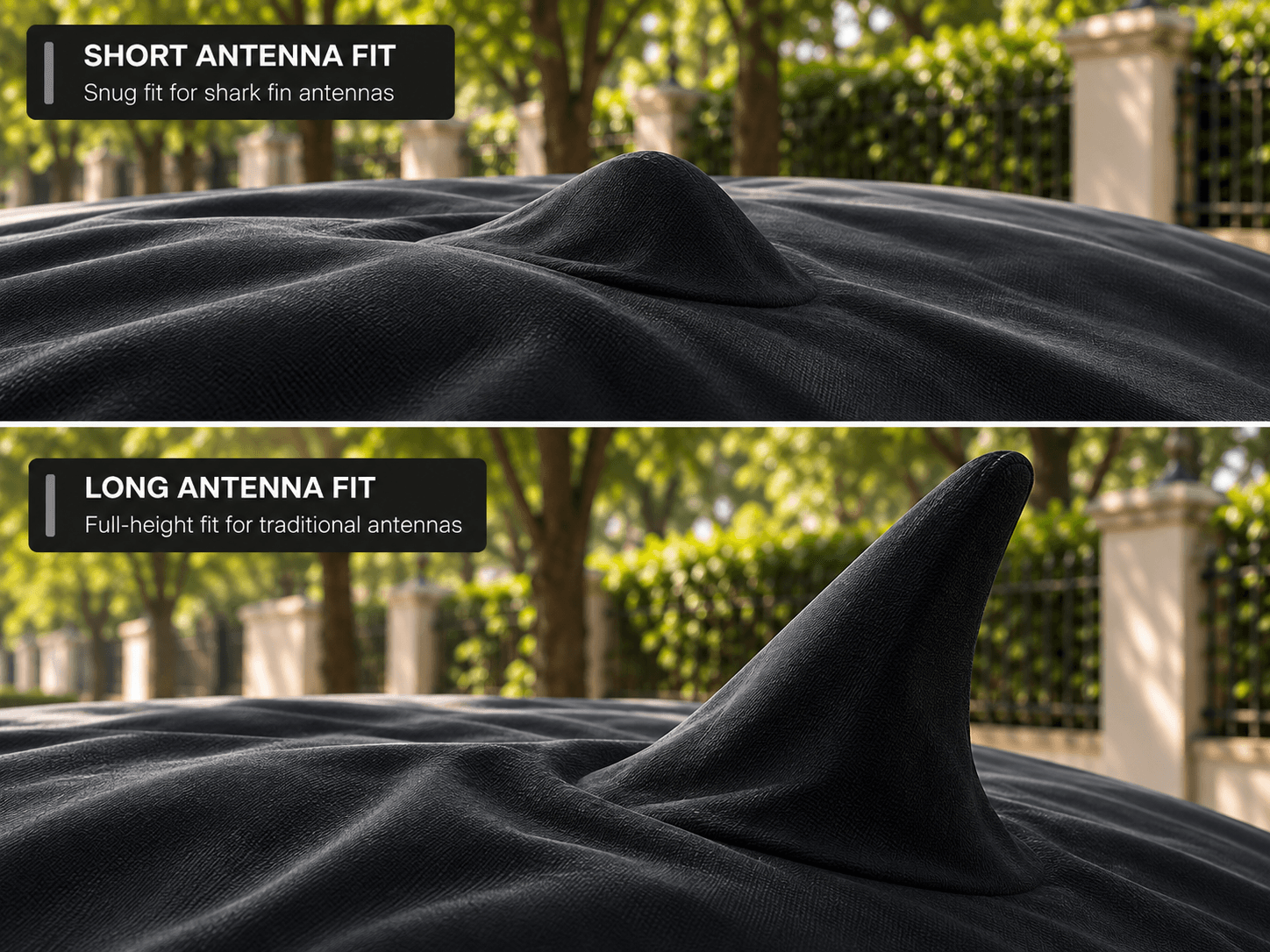 Precision antenna and seam craftmanship